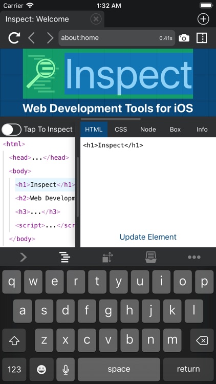 Inspect Browser