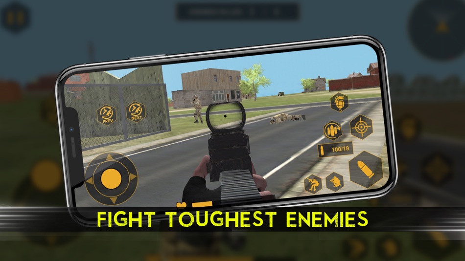 #3. Army Battle Hero: TPS Commando (iOS) Bởi: Creative Monkey Games & Technologies Private Limited