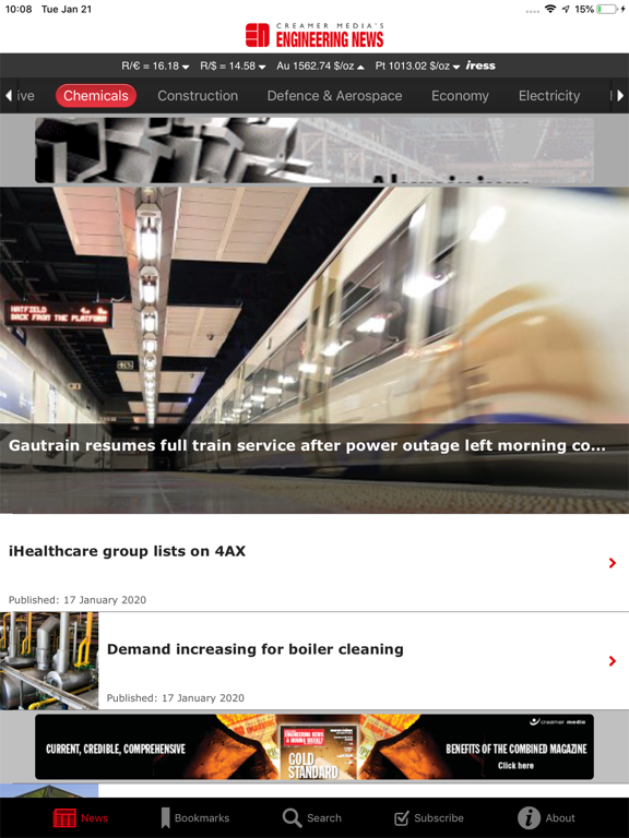 Screenshot #4 pour Creamer Media Engineering News