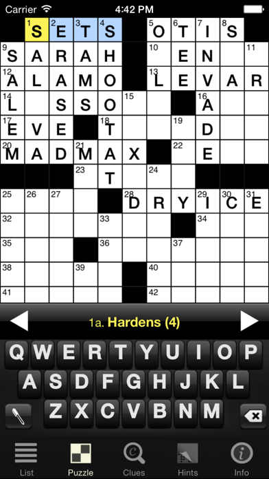 Crosswords screenshot 1