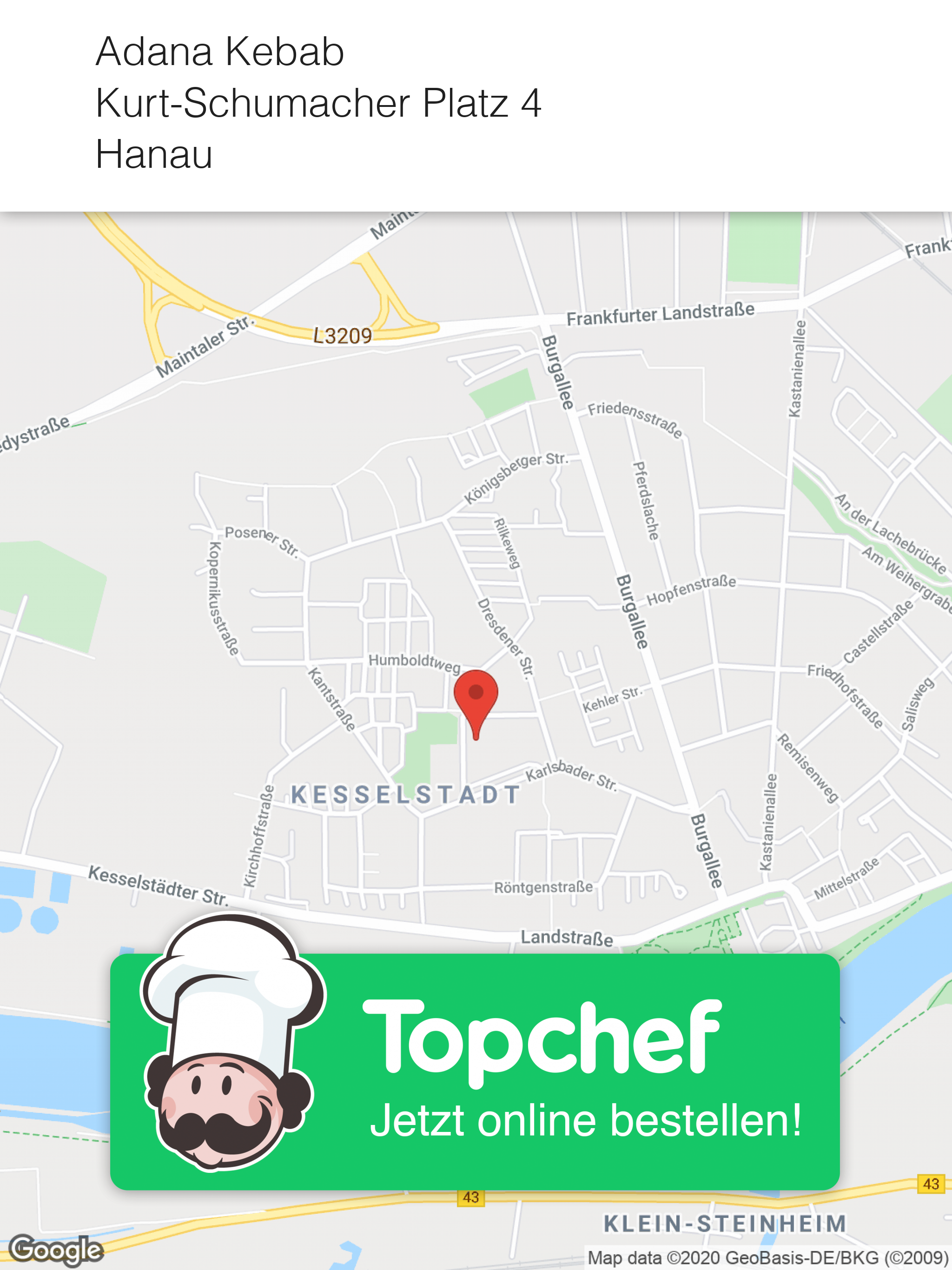 Adana Kebab & Pizza Hanau