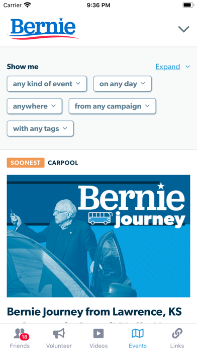 BERN: Official Bernie 2020 App screenshot 4