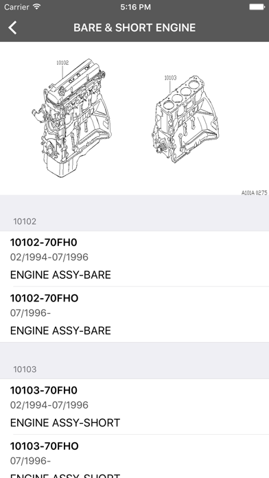 Car Parts for Nissan, Infinity Screenshot