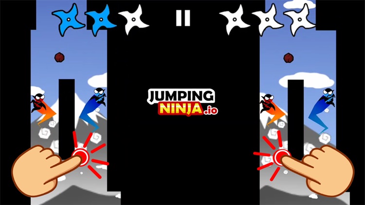 Jumping Ninja Party 2 Player screenshot-0
