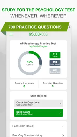 Game screenshot AP Psychology Practice Test mod apk