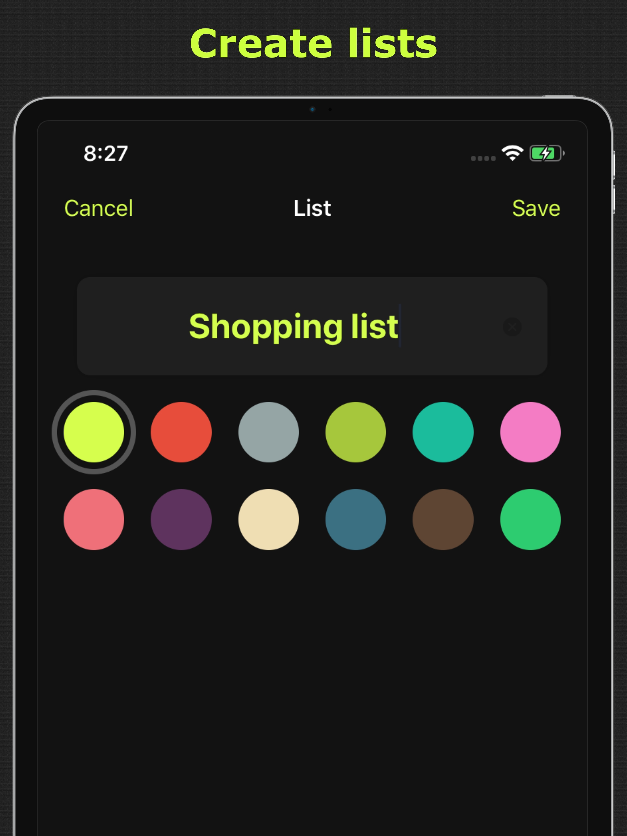 List and Share