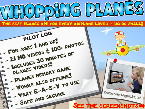 Whopping Planes iPad app afbeelding 9