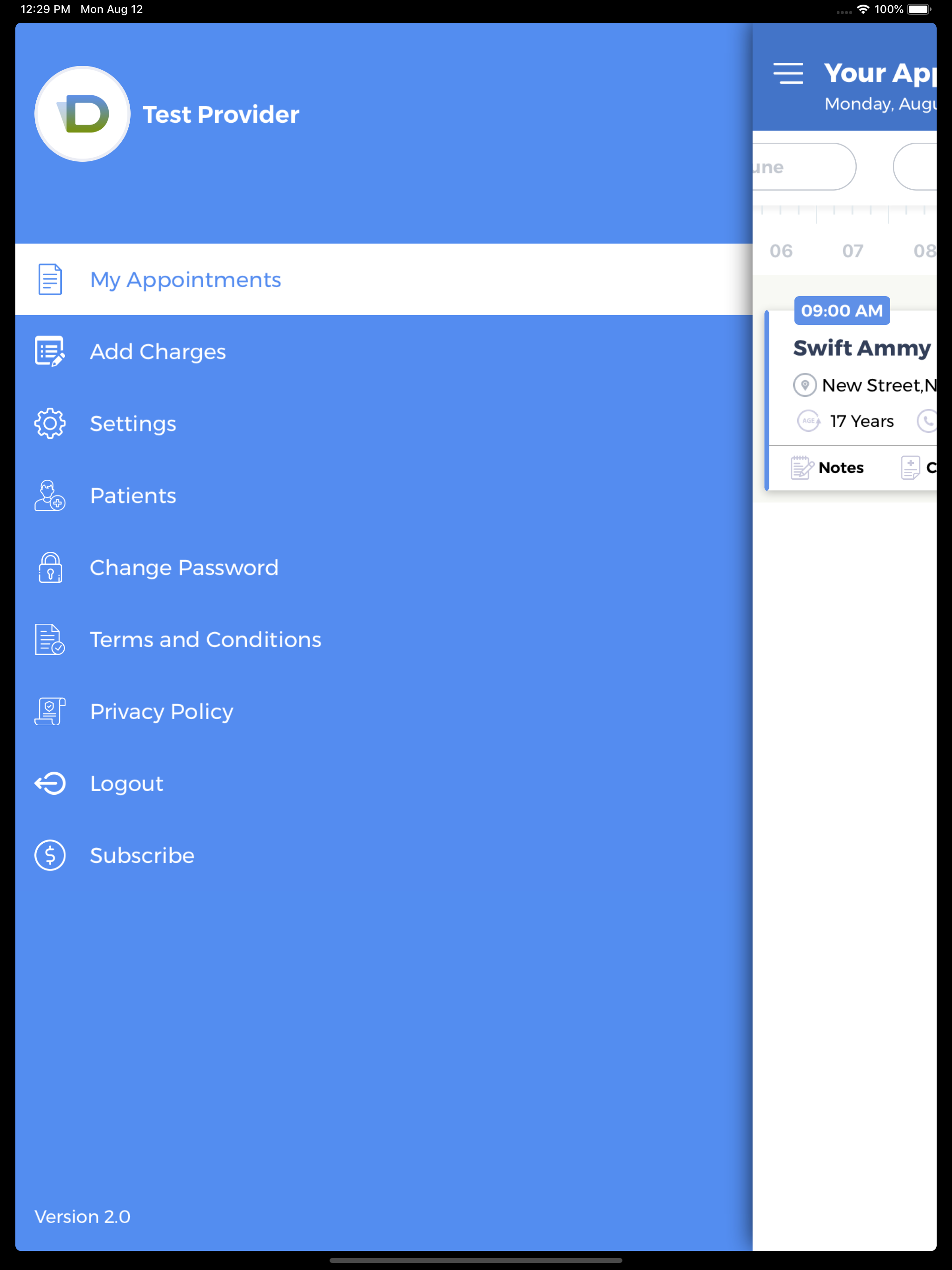 Denmaar Provider App