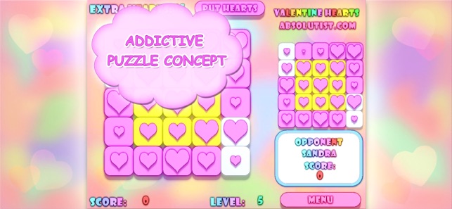 Valentine Hearts Collapse Game(圖2)-速報App