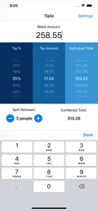 Tipiiz - Tip Calculator screenshot #4 for iPhone
