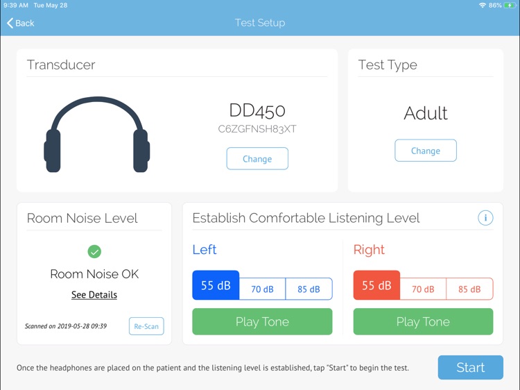 SHOEBOX Audiometry Standard