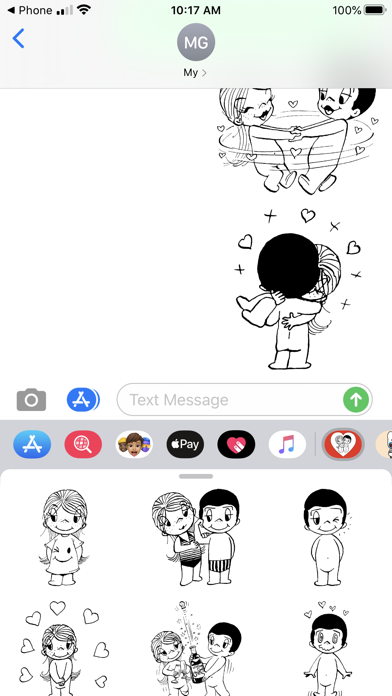 Screenshot #2 pour Love Is... Stickers