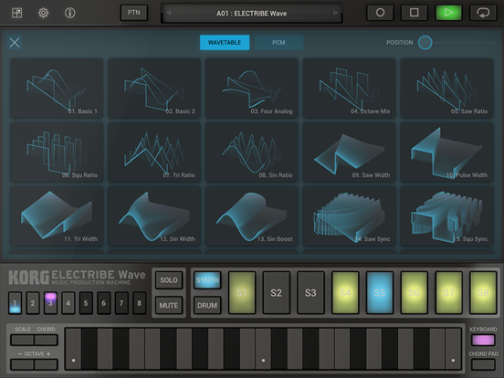 KORG ELECTRIBE Wave iPad app afbeelding 5