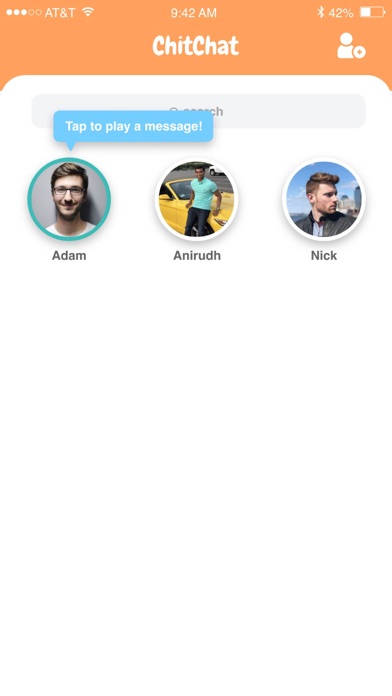 Screenshot #1 pour Chit Chat - Voice Texts