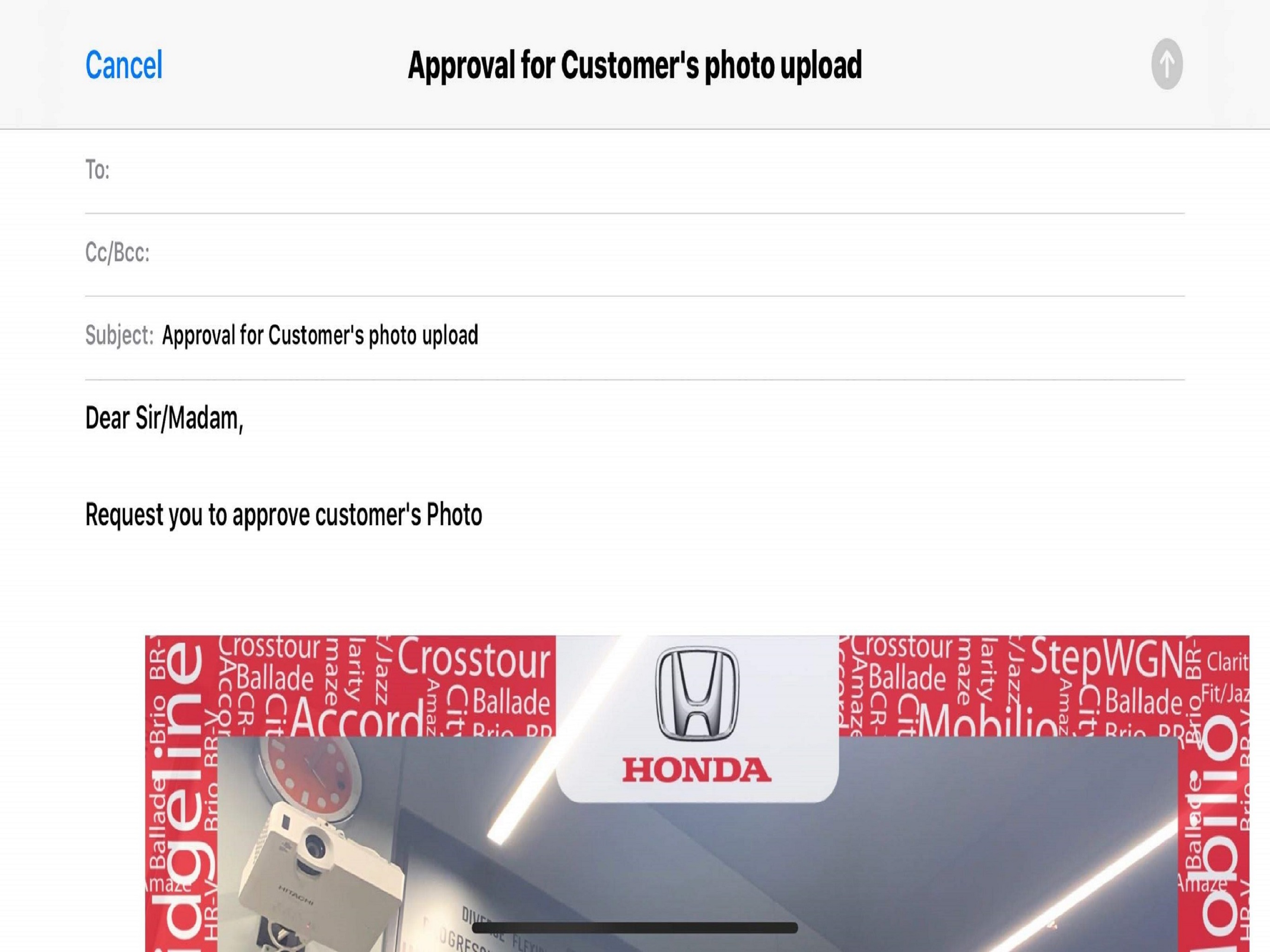 Honda DDCB Photo App