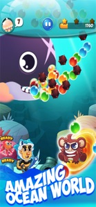 Jelly Bubble Pop! Ocean Recuse screenshot #2 for iPhone