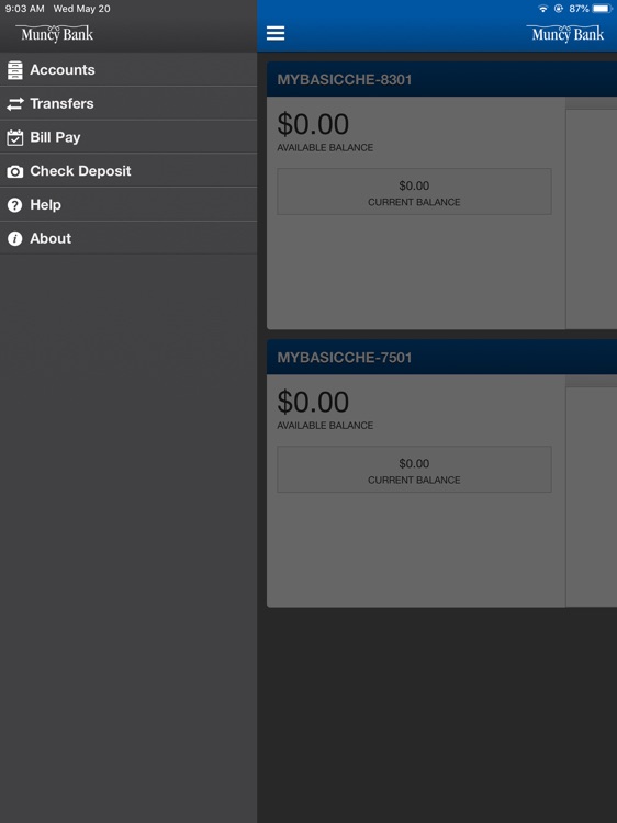 Muncy Bank Mobile for iPad