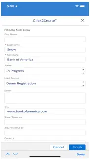 salesforce maps iphone capturas de pantalla 2