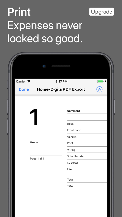Digits Basic Tape Calculator iPhone screenshot 6 - Utilities app