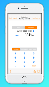 Simple Baby Feeding Log screenshot