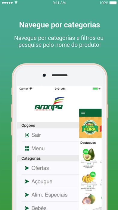 Araripe Supermercado Screenshot