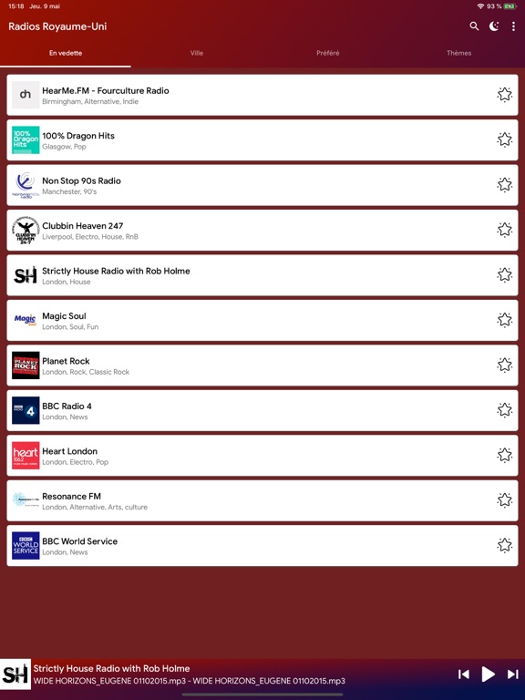 Screenshot #4 pour Radios du Royaume-Uni en ligne