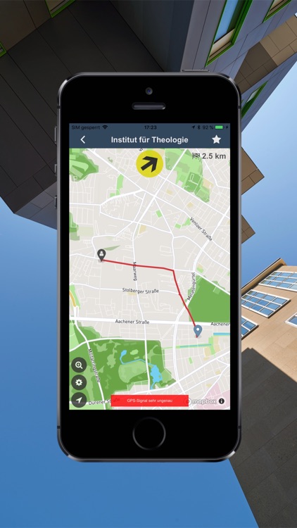 Uni Köln Navi on Campus