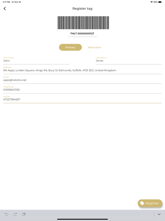 Screenshot #6 pour Trace Me Luggage Tracker