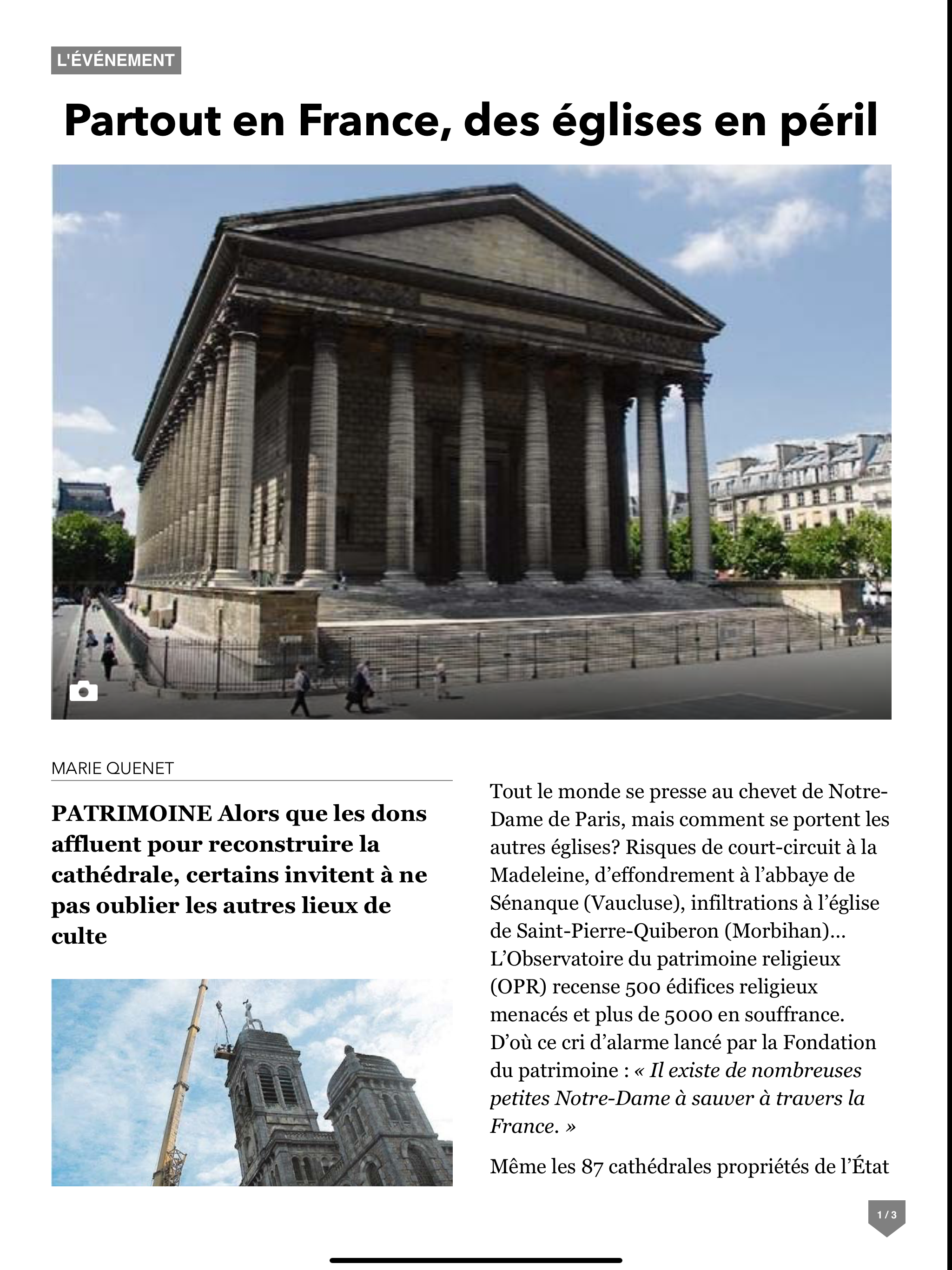L’ancienne app du JDD