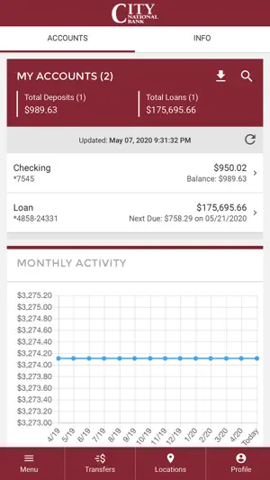 CNB-Metro Mobile Banking screenshot 2