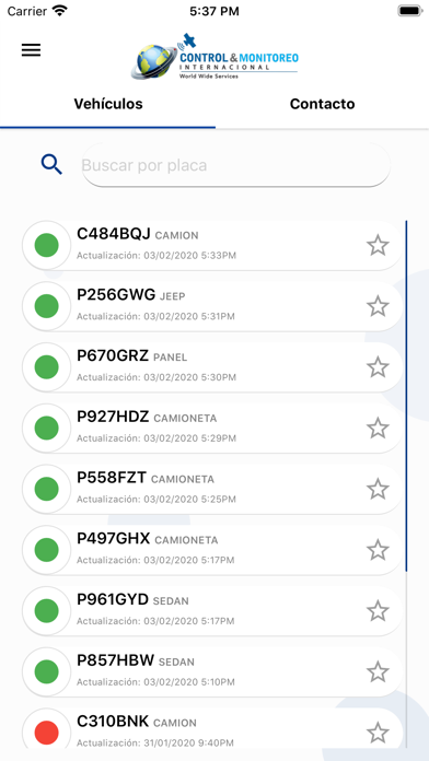 App screenshot