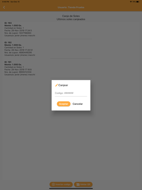 Screenshot #6 pour Canjes de Tiendas del Sol