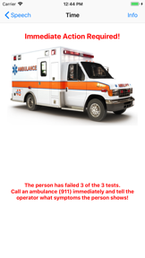 F.A.S.T Stroke Test screenshot