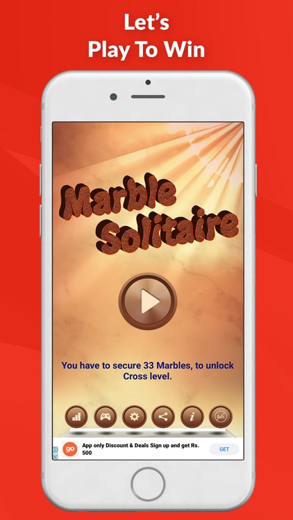Marble Solitaire : Peg Game