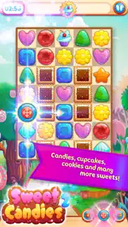 sweet candies 2: match 3 games iphone screenshot 2