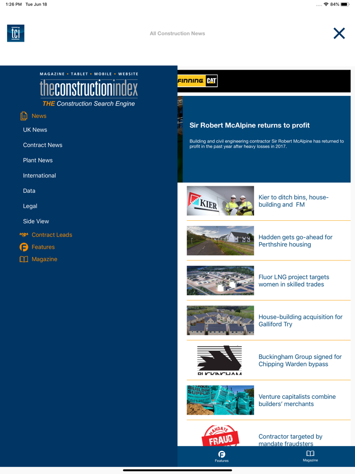 The Construction Index News