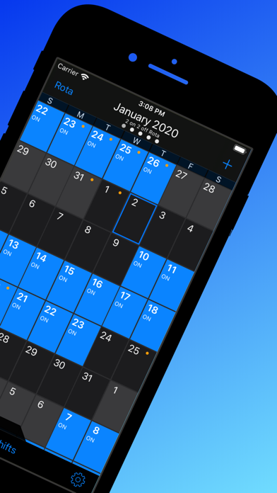 Rota Calendar Screenshot