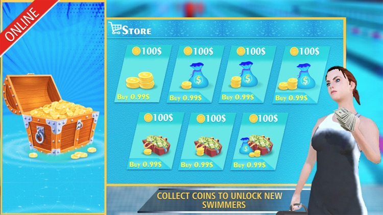 Swimming Contest Online screenshot-5
