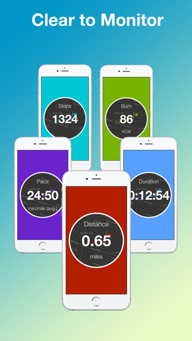 Screenshot #1 pour jS Running & Walking Tracker