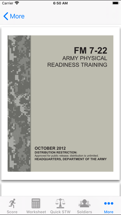 Army Fitness APFT Calculator Screenshot 4 - AppWisp.com Army Fitness APFT Calculator Screenshot 4 - AppWisp.com