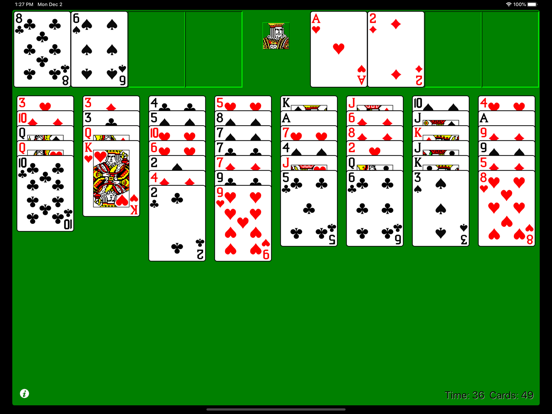 Classic FreeCell HD iPad app afbeelding 2