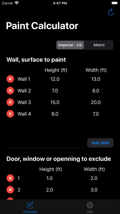 Paint Calculator - Estimator