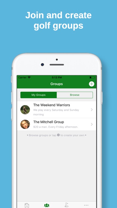 Social Tee Time iPhone screenshot 2 - Sports app