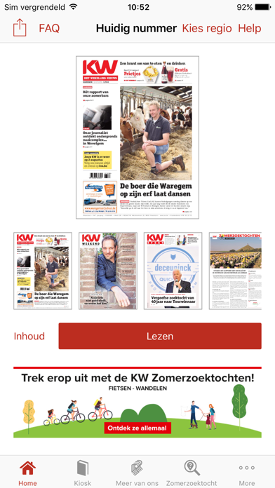 Krant van West-Vlaanderen Screenshot