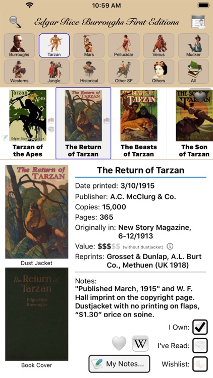 Edgar Rice Burroughs Editions