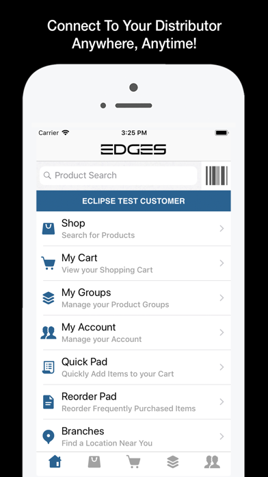 Edges Sales App (ESA) Screenshot