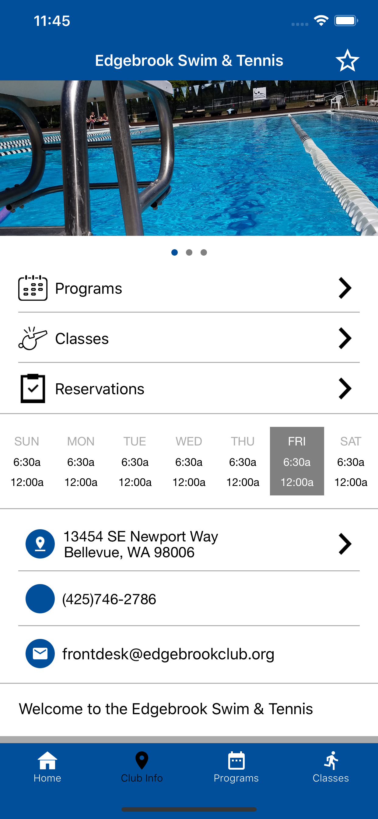 Edgebrook Swim & Tennis Club