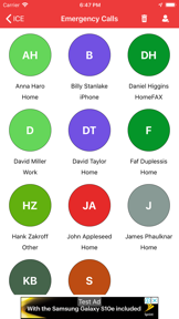 ICE : Personal safety app screenshot