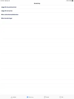 Avbrottsinfo screenshot 7