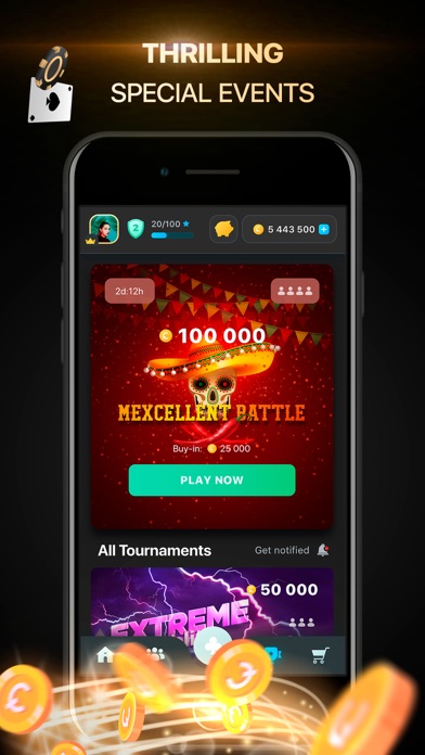 PokerUp PRO: Premium TX Poker Screenshot